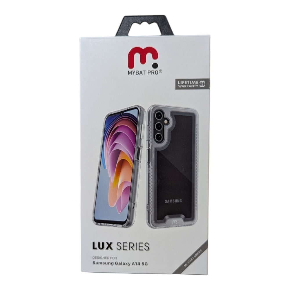 Q5. Mybat‎ Pro Lux Series Case Samsung Galaxy A14 5G Clear